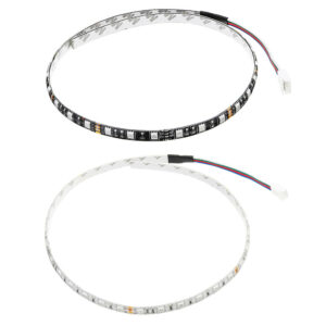 12v Black/24v White 3D Printer RGB 5050 Waterproof LED Strip Light with Cable for Lerdge Board Dual Extruder Module