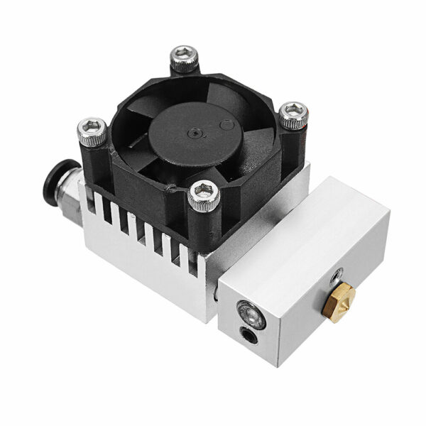 2 In 1 Out Single Head Double Color Extruder with Cooling Fan for 3D Printer 0.4mm 1.75mm Nozzle