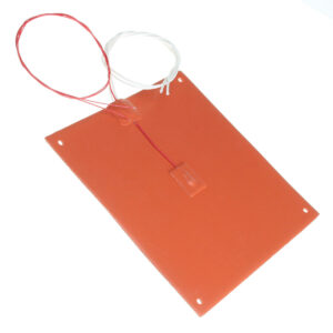 200x200mm 120v/220v 200W Silicone Heated Bed Heating Pad With Hole For 3D Printer