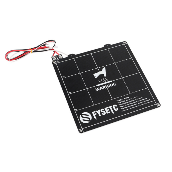 220*220mm 24V Magnetic Heated bed Platform with Golden PEI Double Textured Power Steel Hotbed Plate for 3D Printer