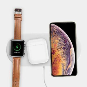 3-in-1 Qi Wireless Charger Fast Charging Phone Chager For Smart Phone Apple Watch Series Apple AirPods