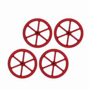 3D Printer Accessories Hot Bed Leveling Assembly Creative Ender Printer Metal Red Hand-tightening Leveling Nut