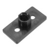 3PCS T8 2mm Lead 2mm Pitch T Thread POM Black Plastic Nut Plate For 3D Printer