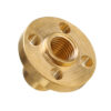 3Pcs 4mm T8 Copper Screw Nut For 3D Printer Stepper Motor Lead Screw 8mm Thread