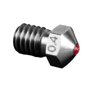 3Pcs Dotbit 0.4mm V6 Ti Alloy Ruby Nozzle Compatible with PETG ABS PEI PEEK for 3D Printer