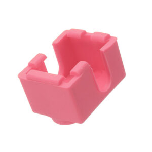 3pcs Pink Universal Hotend Block Insulation Sock Silicone Case For 3D Printer