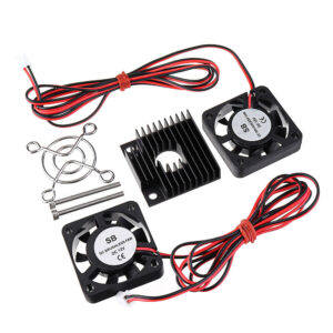 4010 12V 2500±10% Speed Cooling Fan Heat Dissipation Heatsink Kit For 3D Printer Parts