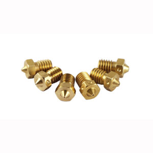 4Pcs for One Size Brass V6 Nozzles 1.75mm 0.3/0.35/0.4/0.5/0.6/0.8mm Hotend Nozzle for 3D Printer