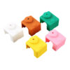 5 Packs 5Pcs PT100 V6 Silicone Case for Hotend Heating Blocks Orange/Pink/Coffee/Green/White 5 Color for 3D Printer