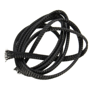 5PCS 1M Retardant Nylon Braided Sleeving 8mm Black PET Cable For 3D Printer