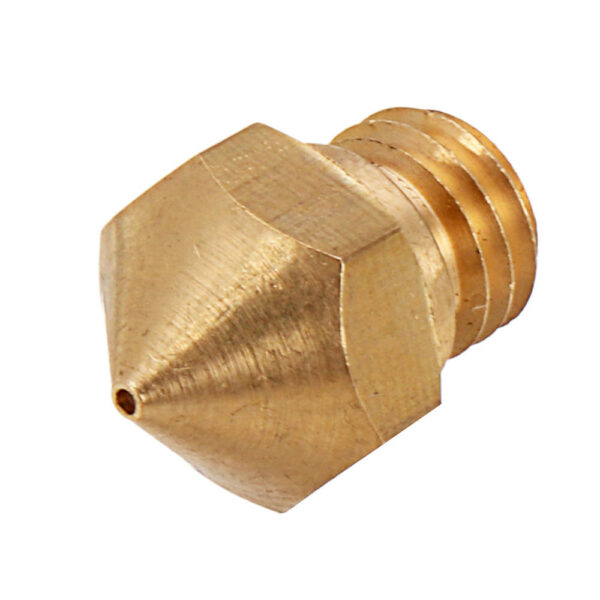 5pcs M7 Screw Thread 0.6mm 1.75mm MK10 Copper Nozzle for 3D Printer