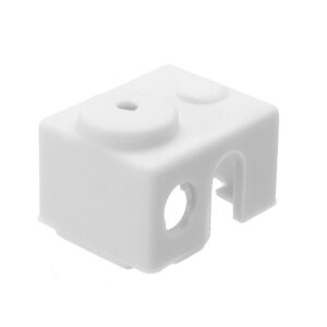 5pcs White Universal Hotend Block Insulation Sock Silicone Case For 3D Printer