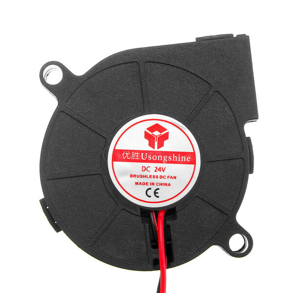 8pcs 24V 0.15A 5015 Sleeve Bearing Brushless Turbo Cooling Fan with 2Pin XH2.54 Wire for 3D Printer