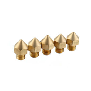 Anet® 0.2+0.3+0.4+0.5+0.6mm Brass Nozzle Set for 1.75mm Filament 3D Printer Part