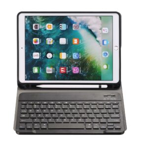 BC102 2 in 1 bluetooth Wireless Keyboard PU Leather with Pen Holder Flip Foldable Tablet Protective Case Cover for iPad 2019 10.2 inch