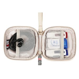 BUBM Mini Portable Large Capacity Waterproof Earphone Digital Accesoory Storage Bag