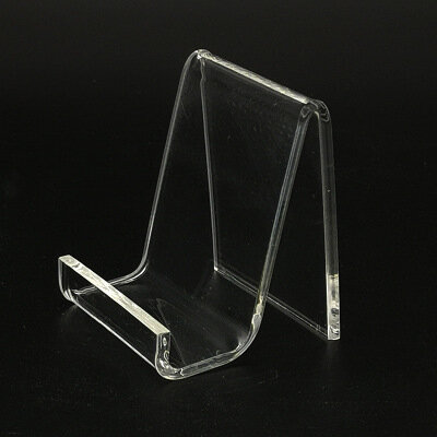 5Pcs Portable Transparent Acrylic Mobile Phone Desktop Holder Stand