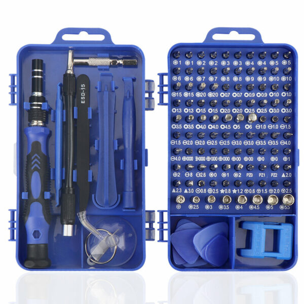 115-IN-1 Multifunctional Professional Precision Screwdriver Set for Electronics Mobile Phone Notebook Watch Disassemble Repair Tools Practical Portable Widely Used