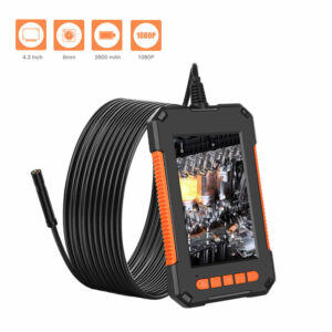 P40 8mm Lens Inspection Camera Industrial Endoscopes IP67 Waterproof Borescope 4.3 Inch Screen Car Monitor For Android IOS Phone