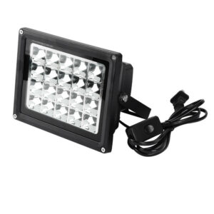 Black Case EU/US Plug High Power UV LED Resin Curing Light 200W Light Source for SLA DLP UV Resin 3D Printer Only