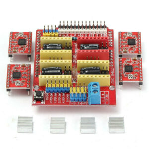 CNC Shield Board + 4Pcs A4988 Stepper Motor Driver For  3D Printer
