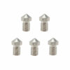 Dotbit® 0.4mm V6 Copper Nickel-plated Nozzle Compatible with PETG ABS PEI PEEK Filament for 3D Printer