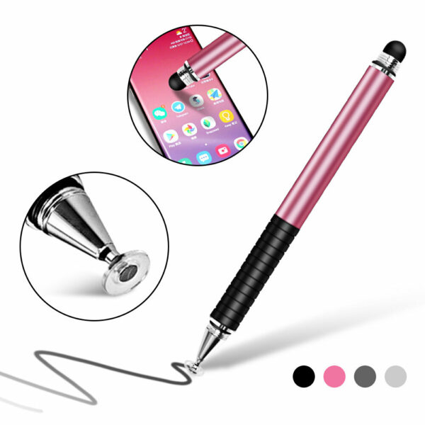 FONKEN Stylus Pen Universal 2 In 1 High Sensitive Double-Headed Capacitive Pen Touch Screen Stylus Drawing Pen for Apple Tablet Android Suitable for Devices Of Capacitive Screens