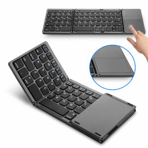 Folded Mini BT3.0 Wireless bluetooth Keyboard with Touchpad for iPad / Mobile Phone / Tablet PC iOS Android System