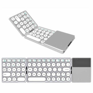 GK408 Folded Mini Portable Long Standby Wireless bluetooth Keyboard for iPad / Mobile Phone / Tablet PC iOS Android