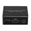 GRWIBEOU HDMI Audio Splitter HDMI to HDMI+3.5 Audio+SPDIF 4K HDMI Audio Video Converter