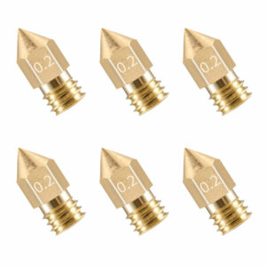 MK8 Extruder Nozzle Head Brass FDM Set M6 Thread 1.75/3.0 Filament Nozzle 3D Printer Accessories