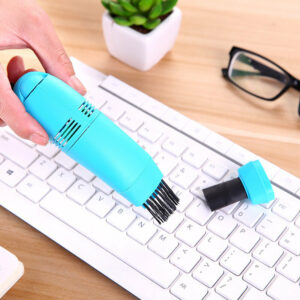Mini Handheld USB Keyboard Vacuum Cleaner with Brushes for Macbook Air Computer