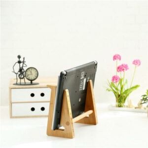 Multifunctional Wooden Detachable Desktop Stand Holder for Macbook Laptop Tablet Phone Keyboard