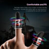 ROCK i27 2pcs Finger Cover Game Controller for PUBG Sweat Proof Non-Scratch Sensitive Touch Screen Gaming Finger Thumb Sleeve Gloves