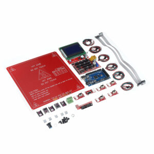 Reprap Ramps 1.4 Kit with Mega 2560 r3 + Heatbed MK2B + 12864 LCD Controller + 5*DRV8825 + 6*Mechanical Switch with Cables for 3D Printer