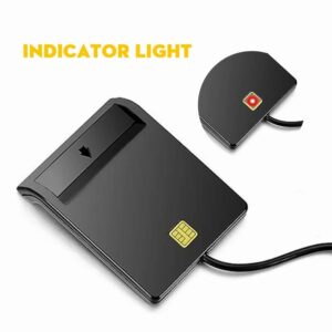 Rocketek SCR1 USB 2.0 Smart Card Reader for ID Bank EMV Electronic DNIE DNI SIM Cloner Connector Adapter