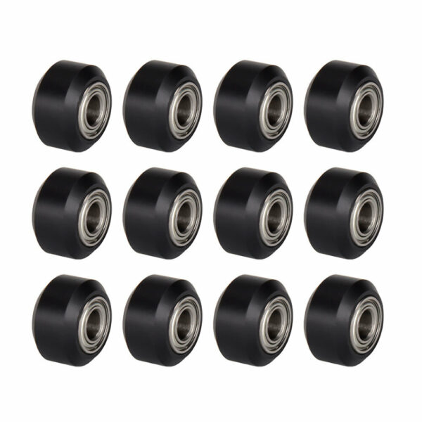 SIMAX3D® 12Pcs/24PcsMini-V Pulley small size POM Pulley White/Black Kits for 3D Printer CNC Parts