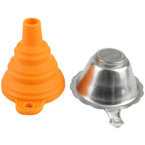Silicone Funnel + Metal Filter Kit For UV Sensitive Resin Liquid SLA Light Curing 3D Printer