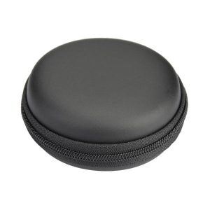 Small Round Carrying Storage Bag Case For Earphone Cable