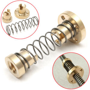 T8 Anti-Backlash Spring Loaded Nut For 4mm Acme Threaded Rod Lead Screw 3D Printer Accessories