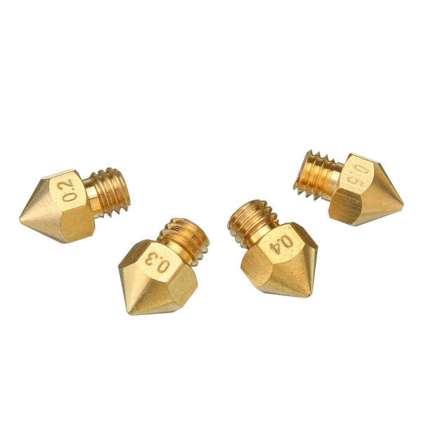 TRONXY® 0.2mm/0.3mm/0.4mm/0.5mm Copper Extruder Nozzle For 3D Printer Parts
