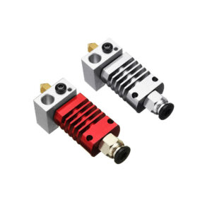 V6 1.75mm All Metal Silver/Red J-Head Hotend Remote Extruder Kit with Heating Tube for CR10/CR8 3D Printer