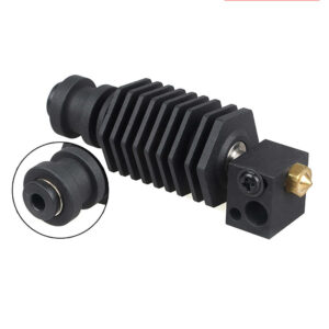 XCR-BP6 Improved V6 All Metal 1.75mm 0.4mm Straight Nozzle Throat Kit with 24v Catridge Heater