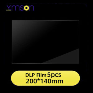 YMSON 5Pcs 200x140mm Light Curing DLP Release Film for UV resin 3D Printers