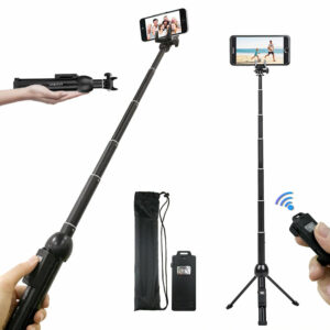 YUNTENG VCT992 Wireless Selfie Stick Aluminum Alloy Phone Tripod Monopod with bluetooth Remote Control For iPhone 12 XS 11Pro Huawei P30 P40 Pro