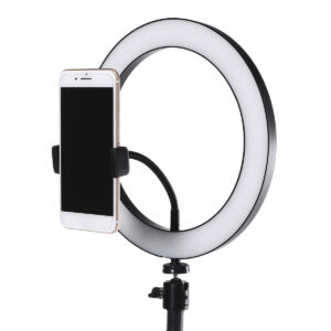 10 Inch LED Dimmable Video Ring Light Tripod Stand with Phone Holder bluetooth Selfie Shutter for Youtube Tik Tok Makeup Live Streaming