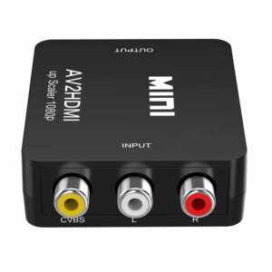 1080p AV To HDMI Video Signal Converter RCA to HDMI Video Adapter Composite AV CVBS Audio Video Adapter