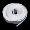 10mm Dia 8.5M Length White PE YL692 Flexible Spiral Wrapping Wire Hiding Cable Sleeves for 3D Printer