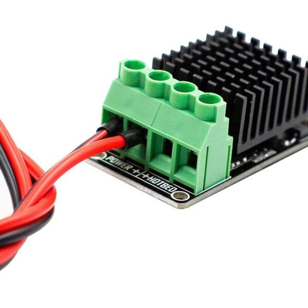 39g Mini Hot Bed Heatbed MOS High Power MOSFET Expansion Module With 15A Power Cable For 3D Printer Ramps 1.4