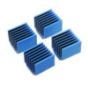 4PCS Blue TMC2100 LV8729 Stepper Motor Driver Cooling Heatsink With Back Glue For 3D Printer